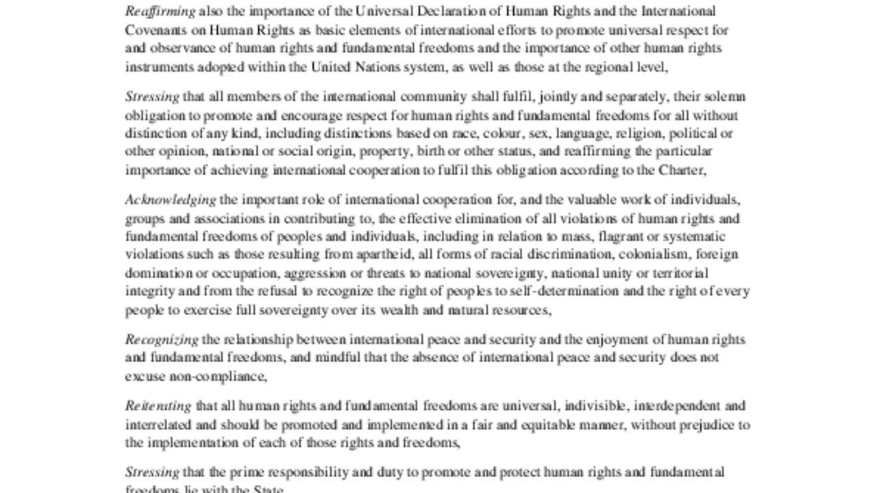 thesis on human rights defenders